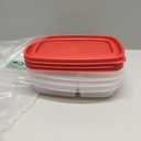 Rubbermaid EasyFindLids Meal Prep Containers 5.1 Cup Red