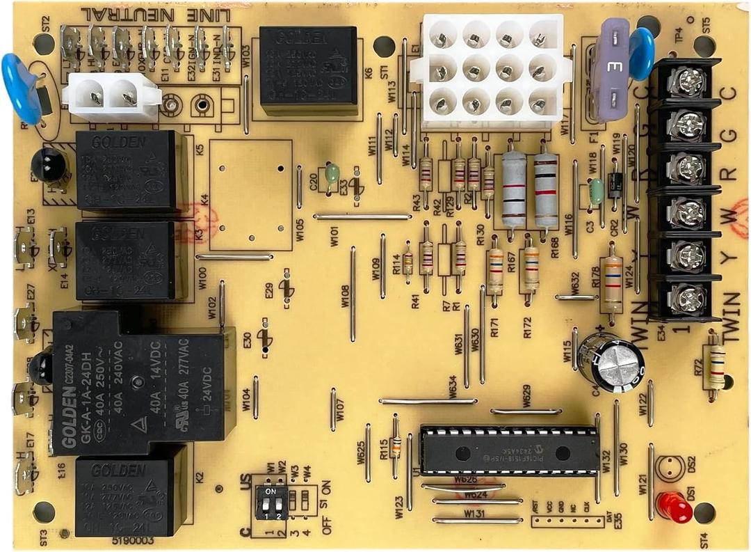 Furnace Control Board 50A55-743,Replacement for Amana/Goodman Furnace Control Circuit Board PCBBF112S,0130F00005S,B18099-26,B1809926S,PCBBF123S,PCBBF110S