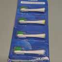 Replacement Toothbrush Heads for All Waterpik Sonic Fusion Models (SF-01, SF-02, SF-03, and SF-04 Series), Compact, with Covers, 5 Count, White