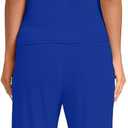 Women's 2 Piece Set Summer Outfits I Lounge Sets Short Sleeve Tops I High Waisted Wide Leg Pants Tracksuit Sets (X-Large)