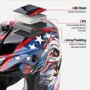Youth Dirt Bike Helmet for Boys & Girls with Goggles & Gloves for 8-18 Years Old, DOT Certified Kid ATV Helmet Motocross Off Road