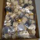 Yookeer T-shaped Stopper Cork Liquor Bottle Stoppers Reusable Drink Sealing Plug for Beer Bottles DIY Craft(Black, Silver, Gold, Rose Gold,36 Pieces)