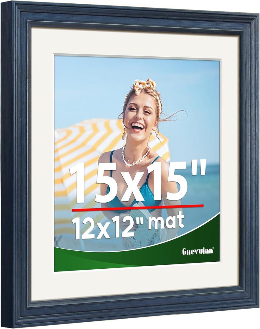 15x15 Frame, Vintage Classic Style Picture Frame
