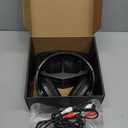 WallarGe Wireless Headphones for TV Watching, Easy Setup and Comfortable Bluetooth Headphones with RF Transmitter Charging Dock, 100 Ft Wireless Range, Rechargeable 25 Hours Play and No Audio Delay (Black)