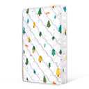 Mini Crib Mattress 38" x 24" x 4"- Firm Support and Comfort Premium Foam, Noiseless and Odorless, Hypoallergenic Mini Crib Mattress ,Fits Mini and Portable Cribs, Dual Sided With Soft Breathable Fabric (Forest)