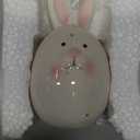 Bico Dreamy Rabbit Ceramic Hand Painted Salt & Pepper Shaker Set, Easter Decoration Table Top, Dishwasher Safe