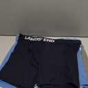 Lands' End Mens Underwear 4 Pack Mens Boxer Briefs for Men Breathable Double Brushed Polyester L