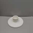 KOBIKOBI 13 Inch Cake Stand, Ceramic Cake Stands for Party, Elegant Wedding Cake Plate for Dessert Table Display, Dessert and Cupcake Stand for Party, Baby Shower, Birthday, White