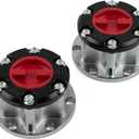 2PCS Wheel Locking Hub for Toyota Pickup 4Runner 1986-1995 Van 1987 1988 1989 T100 1993 1994 1995 2.2L 2.4L 2.7L 3.0L L4 V6 Replaces 43508-35050 43509-35050 4350835050 4350935050