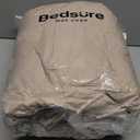 Bedsure Tufted Boho Comforter Set Queen Size - Khaki Boho Bed Set, GentleSoft 3 Pieces Farmhouse Shabby Chic Embroidery Bedding, Gifts for Woman, Soft Jacquard Queen Comforter for All Seasons (09 - Khaki - Elegant)