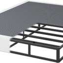 Box Spring for Full Bed, 7 inch Full Box Spring Only, Strong Metal Frame Mattress Foundation, No Noise, Easy Assembly