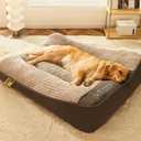 Orthopedic Dog Bed for Large Dogs, Washable Plush Dog Sofa Bed
Shredded Memory Foam Pet Couch, Calming Pet Couch Bed, Supportive Joint Relief Dog Bed, Non-Slip Dog Mat(Brown, XL)