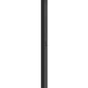 VASAGLE Round Cocktail Table, High Top Bar Pub Table with Metal Frame and Cross Base, for 2-3 People, Modern, Easy to Assemble, 22.8 x 41.1 Inches, Ebony Black ULBT361BE01S