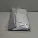 Estelar Textiler Grayish White and Grey Blackout Curtains for Living Room, Ombre Thermal Insulated Noise Reducing Blackout Drapes for Bedroom, Full Room Darkening Grommet Curtains, 52Wx45L, 2 Panels