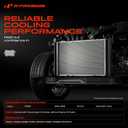 A-Premium Engine Coolant Radiator Assembly with Transmission Oil Cooler Compatible with Lexus RX330 2004 2005 2006, 3.3L, Automatic Transmission, Replace# 1604120314