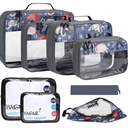 BAGAIL 8 Set/9 Set Packing Cubes Luggage Packing Organizer for Travel, Suitcase Packing Bags for Travel Accessories