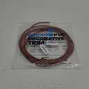 Art3d 20ft Outside Vinyl Corner Trim Peel and Stick for Tile and Wall Edges, Furniture Decoration, Cherry