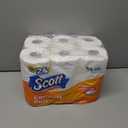 Scott ComfortPlus Toilet Paper, 12 Double Rolls, 231 Sheets per Roll, Septic-Safe, 1-Ply Toilet Tissue