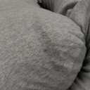 Momcozy Pregnancy Pillows with Cooling Cover, U-Shaped Full Body Maternity Pillow for Side Sleepers 57 Inch - Support for Back, Hip, Belly, Legs for Pregnant Women (Grey- Cooling Fabric)