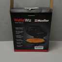 Mueller Heart Waffle Maker, 5 Belgian Waffle Iron, Adjustable Browning Control, Cool Touch Handle, Compact and Easy to Clean