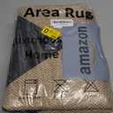 Collive Checkered Easy Jute Runner Rug, 2.5x8 Black Washable Kitchen Rugs Runners for Hallway Non Slip, Modern Geometric Diamond Indoor Outdoor Porch Carpet for Front Patio Foyer Entryway