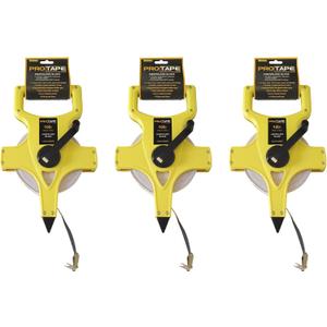 Fiberglass Open Reel ProTapes  Engineers. Open Reel Fiberglass Blade 1/2" x 100'; 10ths/100ths. (3 Pack)