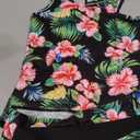 Uideazone Girls 3 Piece Bathing Suit Summer UPF 50+ Racerback Swimsuit with Shorts Beach Tankini Sets 11-12 Years