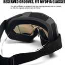 2Pcs Motocross Goggles with Neck Gaiter Dirt Bike ATV Racing Ski Motorcycle Goggles Cycling Glasses for Outdoor Sport