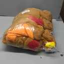 Funziez! Slim Fit Sherpa Adult Onesie - Animal Halloween Costume - Plush One Piece Cosplay Suit for Women and Men, Size: Large