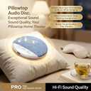 2026 New Bluetooth Pillow Speaker Pro for Sleeping, Under Pillow Speaker with Sleep Timer & White Noise, Thin Speaker for Bed, Hi-Fi Sound, 48H Battery, Type-C, Private Listening for Adults & Kids