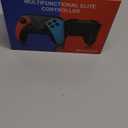 Wireless Switch Controller for Nintendo Switch/Switch 2/Lite/OLED Controller, Switch Controller with a Mouse Touch Feeling on Back Buttons, Extra Switch Pro Controller with Wake-up,Programmable, Turbo Function (Red+Blue)