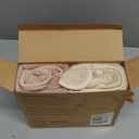 KeaBabies 2-Pack Hooded Baby Towels for Newborn - 30x30 Soft & Absorbent Viscose from Bamboo Baby Bath Towels with Hood for Infant, Toddler,Kids,Boys Girls,Newborn Bath Essentials (Almond, Petite)