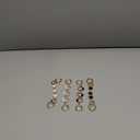 5Pcs Bag Extender Chain Moon Heart and PearlPurse Extender Chains Bag Strap Extender for Handbags Crossbag Shoulder Bag, Metal Gold Chain Replacement White Black Purse Bag Chains Accessories