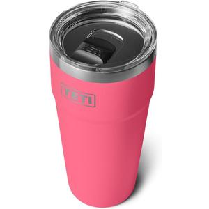YETI Rambler 30 oz Stackable Tumbler, Stainless Steel, Vacuum Insulated with MagSlider Lid (Tropical Pink)