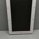 3-Flap Dog Door, Large Doggy Door, Doggie Door for Install in Interior and Exterior Doors or Wall, Insulation Layer, 2 Magnetic Flaps, Closing Panel, Never Rust, for Pet Up to 100lb (Large) (White)