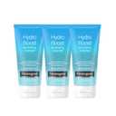 Neutrogena Hydro Boost Gentle Exfoliating Daily Facial Cleanser with Hyaluronic Acid, Clinically Proven to Increase Skin's Hydration Level, Non-Comedogenic Oil-, Soap- & Paraben-Free, 5 Oz, 3 Pack