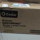 O-Cedar EasyWring Microfiber Spin Mop & Bucket Floor Cleaning System + 2 Extra Refills, Red/Gray