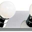 Design House 500892 4-Light Vanity Strip Light Contemporary Dimmable for Bathroom, Bedroom, Makeup Vanity, Polished Chrome