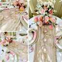 10 Pack Beige Table Runner 21x120 Inch Beige Cheesecloth Table Runner 10FT Rustic Boho Gauze Table Runners Long Cheese Cloth Table Runner Semi Sheer Runners for Wedding Bridal Baby Shower Party