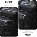 RAZPOY Headlight Switch Button Cover Trim for 2021-2025 Ford Bronco Accessories Carbon Fiber