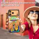 for iPhone 17 Pro case Cute - Durable Shockproof 6.6 ft Drop Impact Phone Case - Funny UFO Design (6.3") Black