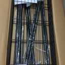 FUTASSI P3 Rolling Clothes Rack, Clothing Racks for Hanging Clothes, Heavy Duty Garment Rack with Wheels, Freestanding Portable Closet Organizer 39.4''W x 14''D x 78.5''H, Max Load 464 LBS, Black