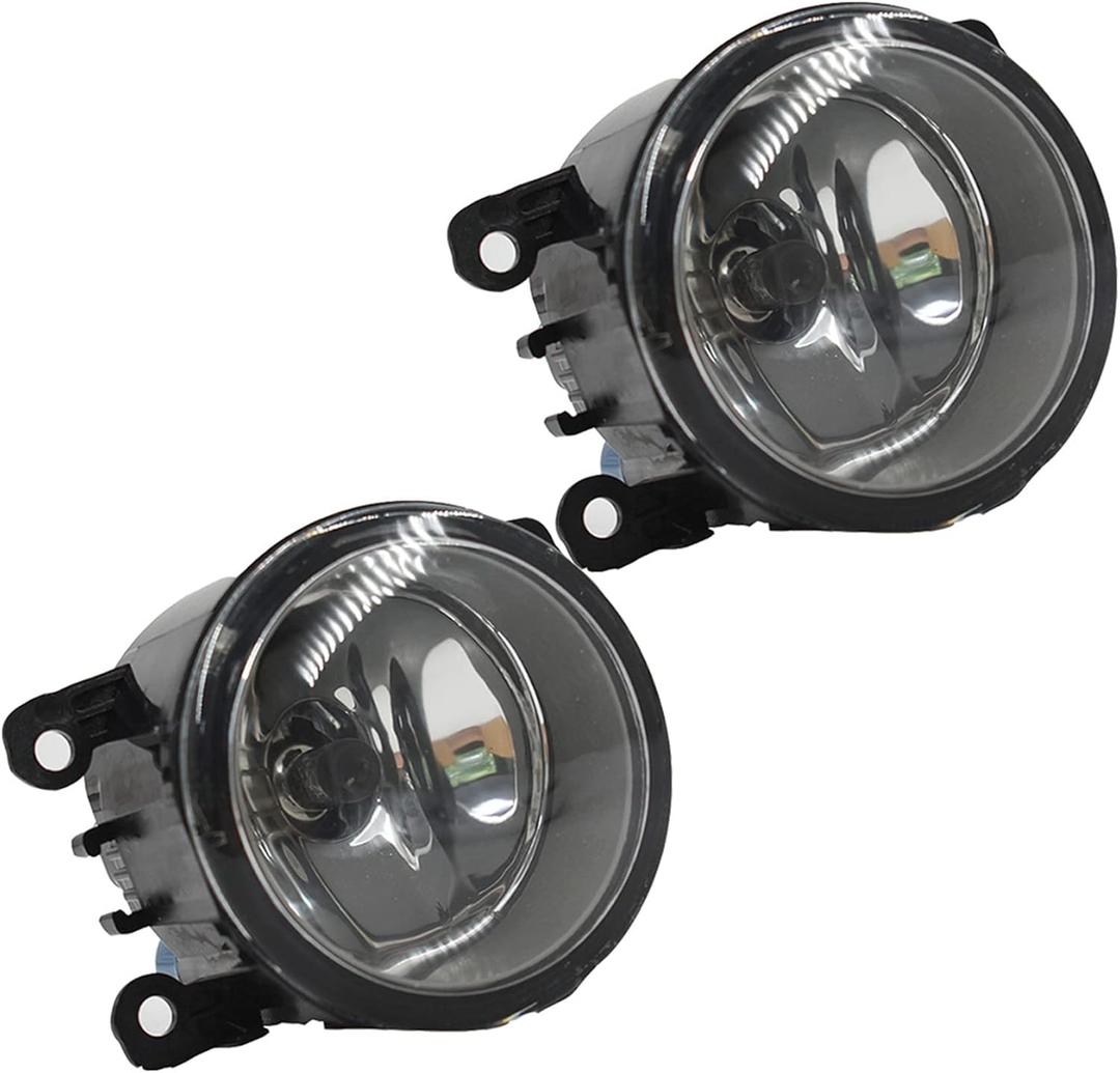 WFLNHB Fog Lights Replacement for 2015-2018 Renegade Clear Lens w/Light Bulbs Left+Right Side (Passenger & Driver Side)