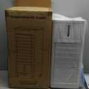 21.5'' Portable AC Unit, Evaporative Air Cooler For Indoor Use, 1.16Gallon Water Tank & 5 Ice Packs, With 4 Quiet Wheels/Easy To Carry008