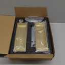 Youthua Modern Pocket Door Hardware Set - Privacy Lock with Finger Flush Pulls & Soft Close, for Sliding Barn Doors, Pocket Doors, Bedroom (Gold, Privacy)