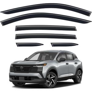 Tape-on Window Visors Rain Guards for 2025-2026 Nissan Kicks