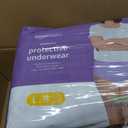 Amazon Basics Postpartum Incontinence Underwear for Women, Maximum Absorbency with Bladder Leak Protection, Fresh Protection, Disposable, Large, Lavender, 18 Count