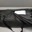 Pamo Babe Portable Crib Baby Playpen with Mattress and Carry Bag (Black)