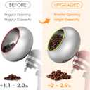Aieve Snack Coater Compatible with KitchenAid Tilt-Head Stand Mixer, Chocolate Coating Attachment for Freeze-Dried Strawberries,Almonds,Pistachios & Nuts, Home & Commercial Use,Gift for Mother's Day