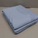 Duvet Cover Queen Size Set - Extra Soft Queen Duvet Cover 90" x 90" with 2 Pillow Shams - Hotel Luxury, Easy Care & Fade Free w/ Zipper Closures & Ties - All Season, Comfy & Breathable (Light Blue)